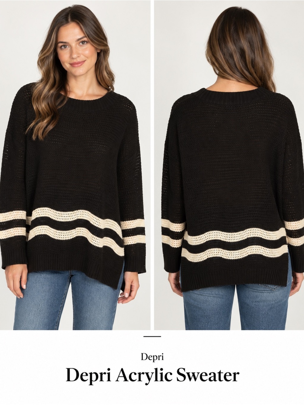 Depri Acrylic Sweater‎